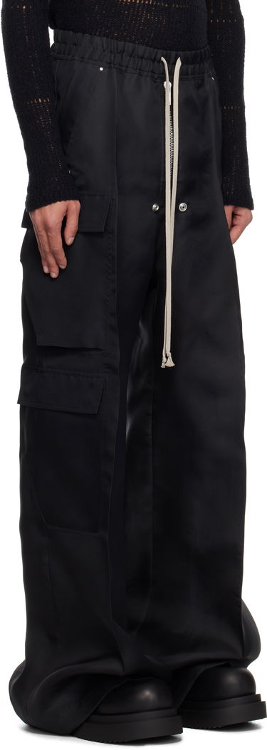 Cargo nohavice Rick Owens Rick Owens Hollywood Cargobelas Cargo Pants Čierna | RR01E5339 SG, 1