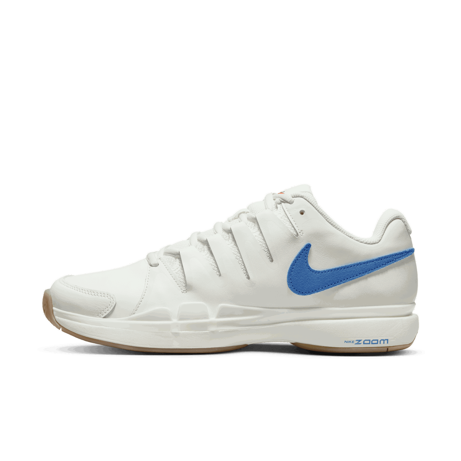 Tenisky a topánky Nike Court Air Zoom Vapor 9.5 Tour Leather :Sail/Gum Light Brown/University Blue" Biela | FJ1683-100, 0