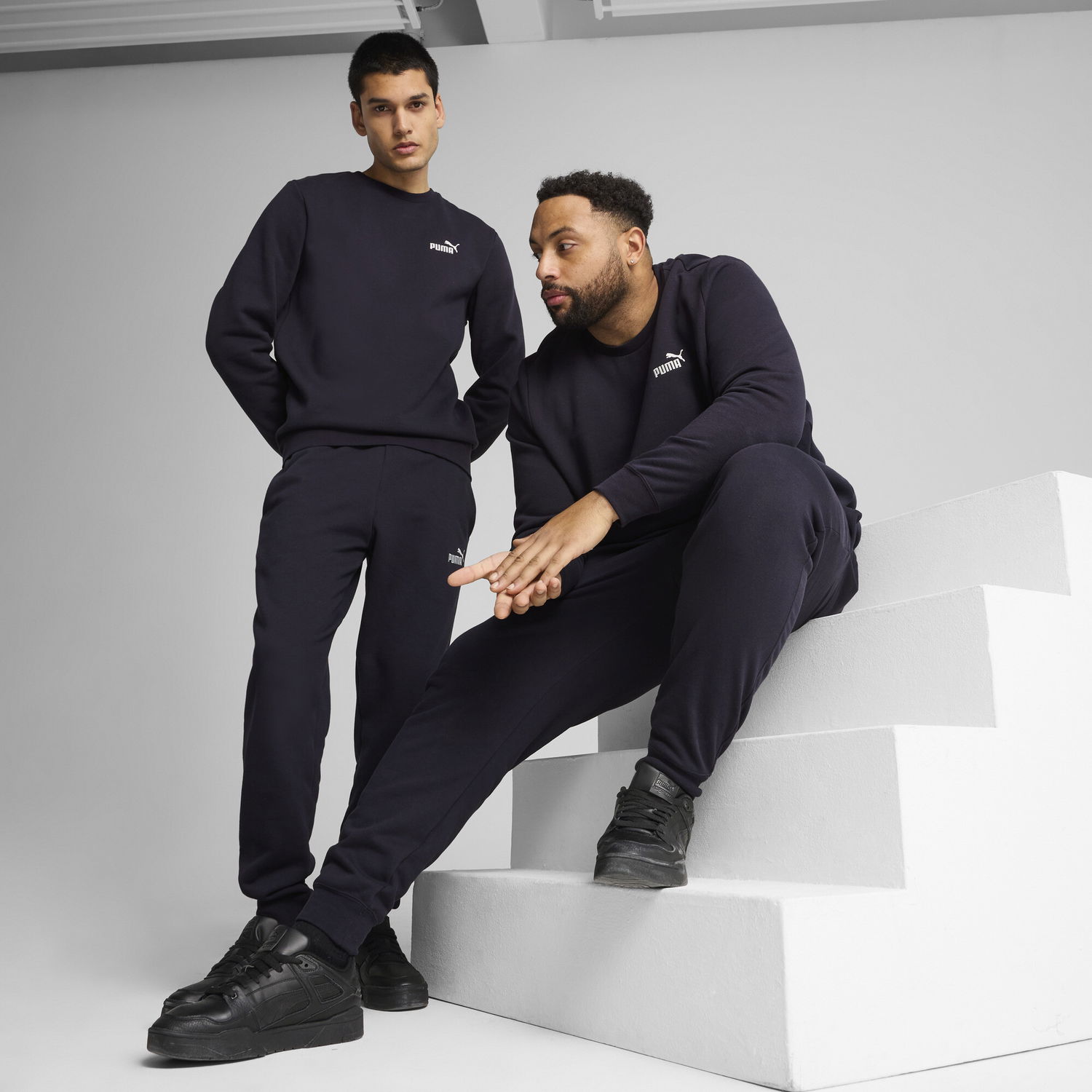 Mikina Puma Essentials Logo No. 1 Sweatpants Navy | 682606_16, 0