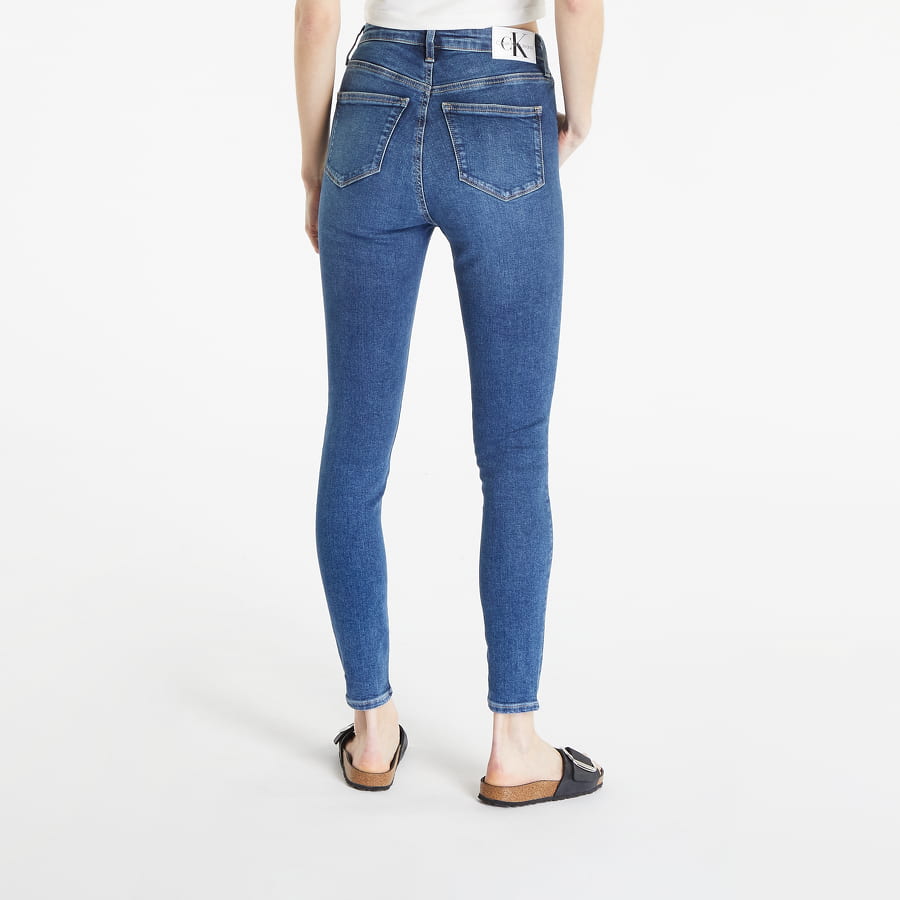 Džínsy CALVIN KLEIN Jeans High Rise Super Skinny Ankle Navy | J20J220614 1BJ, 1