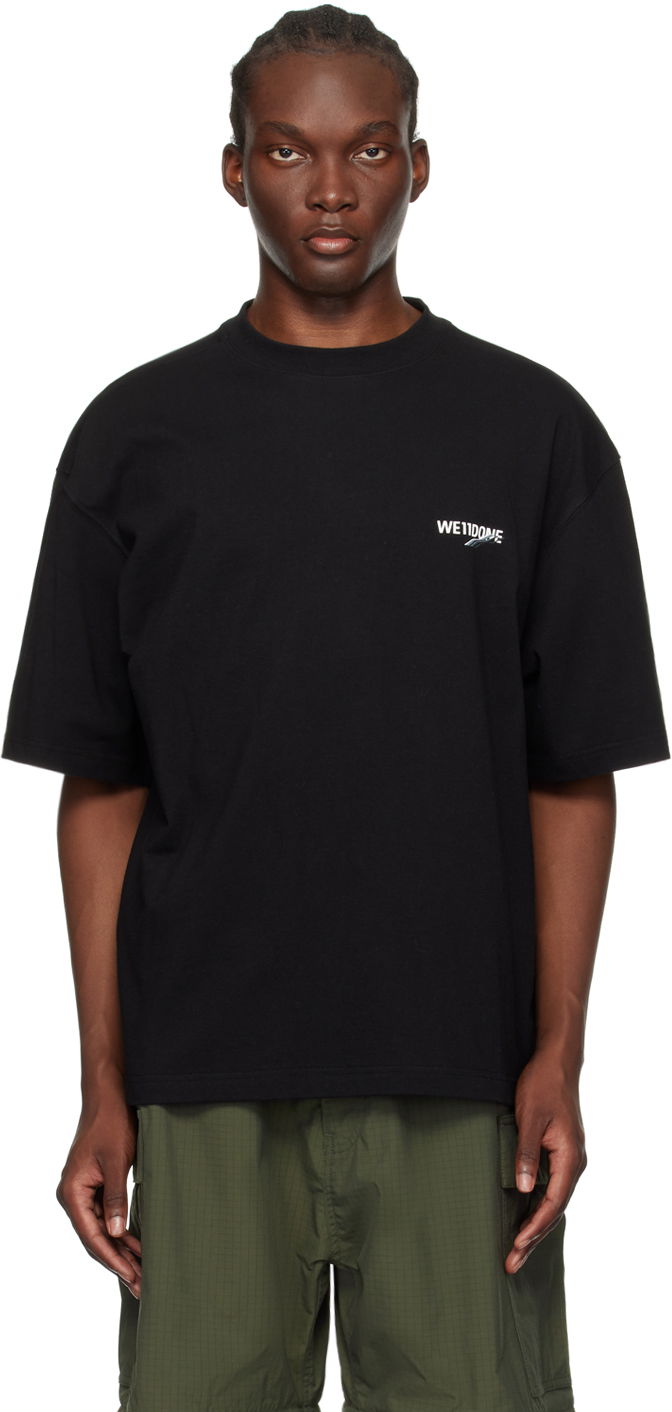Tričko We11done Wave T-Shirt Čierna | WD-TT1-23-992-U-BK, 0