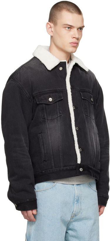 Bunda We11done Oversized Faux-Shearling Jacket Čierna | WD-DJ3-22-378-U-BK, 1