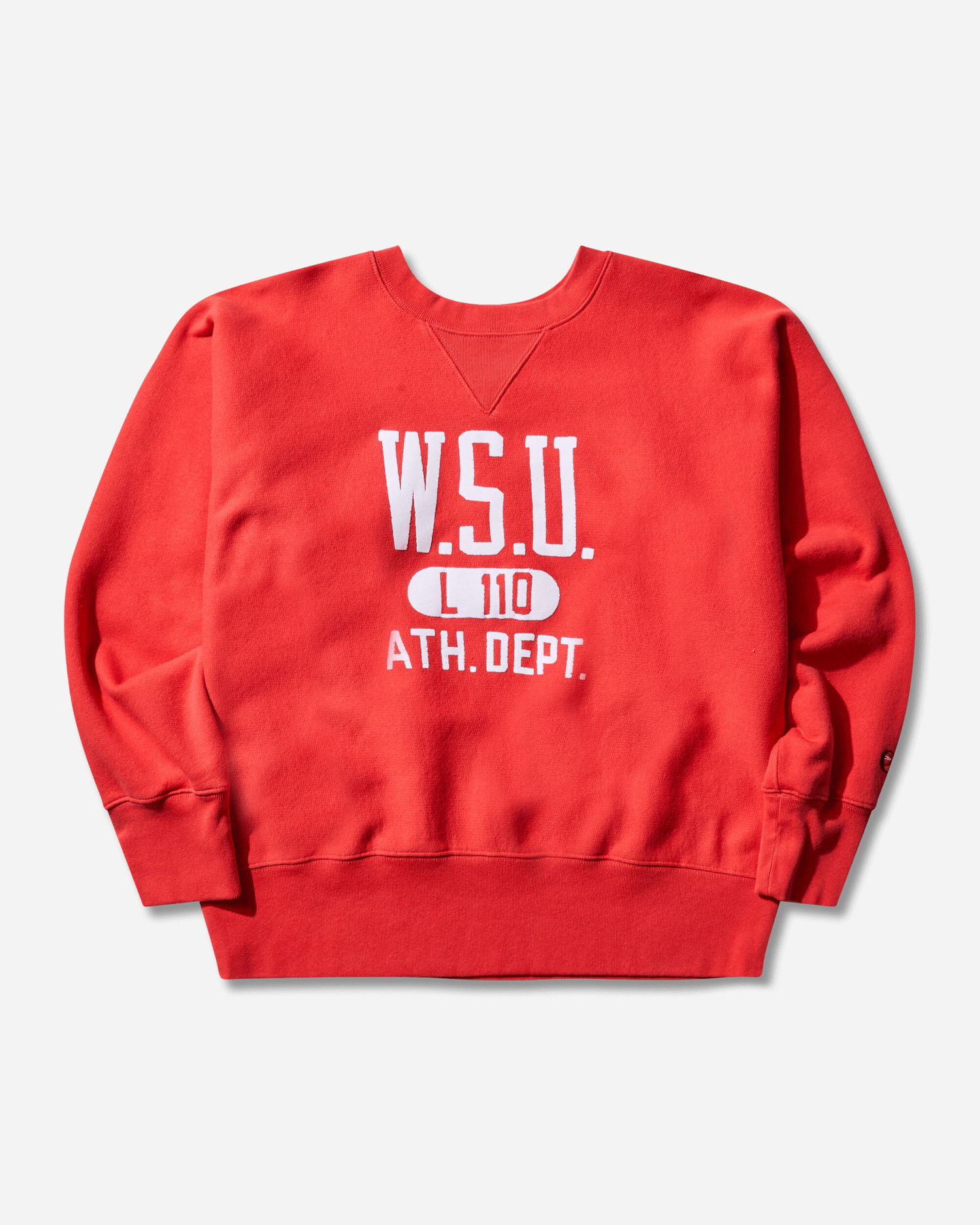 Mikina Champion Index and Archives Lighthouse Reverse Weave Crewneck Sweatshirt W.S.U. L 110 ATH. DEPT. Červená | 221859 RS036, 0