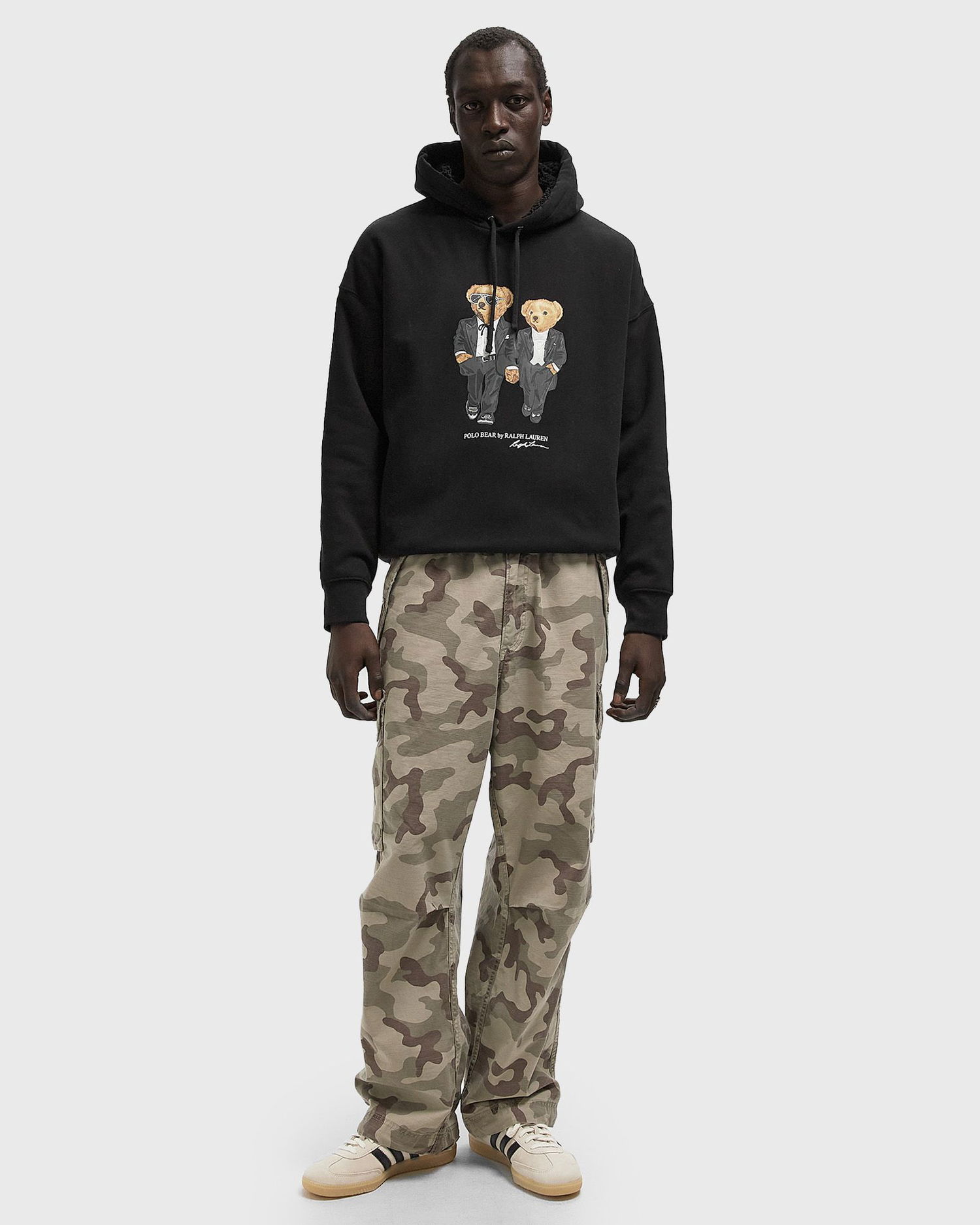 Mikina Polo by Ralph Lauren Polo Bear by Ralph Lauren Tuxedo Bears Hoodie Čierna | 710981802001, 1