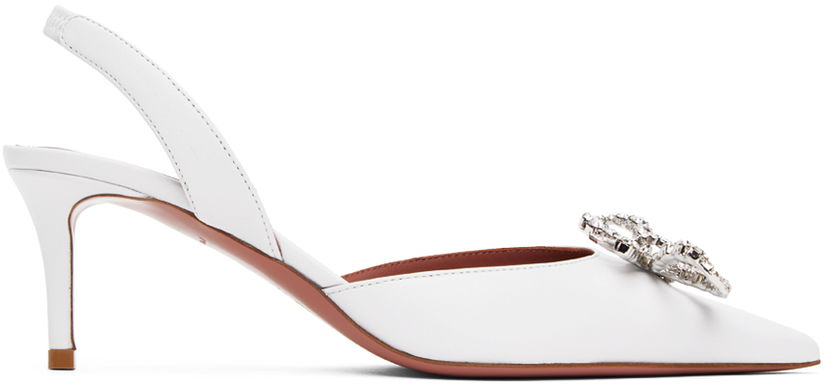 Šperky Amina Muaddi Amina Muaddi Rosie Sling 60 Heels Biela | ROSIE SLING 60 ST NAPPA