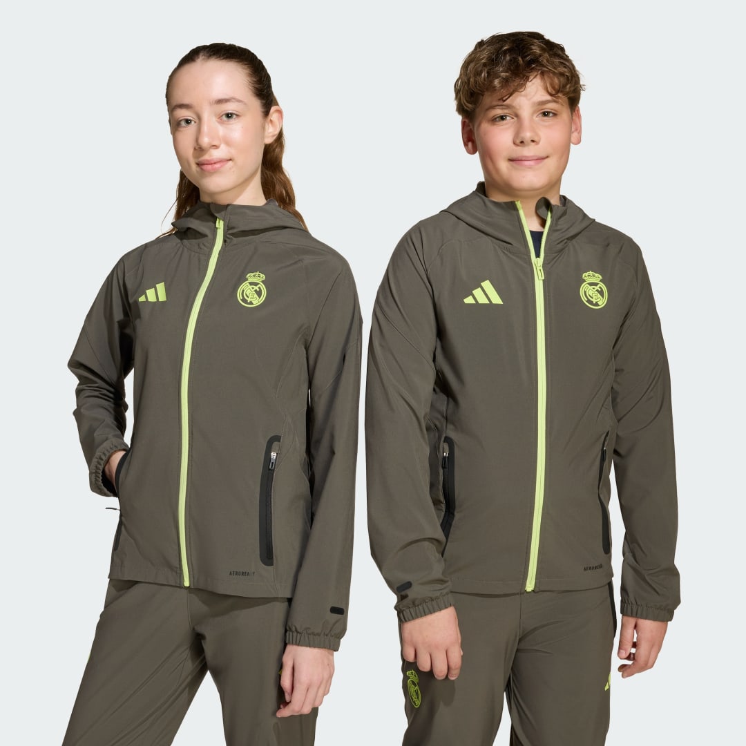 Bunda adidas Performance Tiro 25 Competition Vis Tech Real Madrid Zelené | JV5326, 0