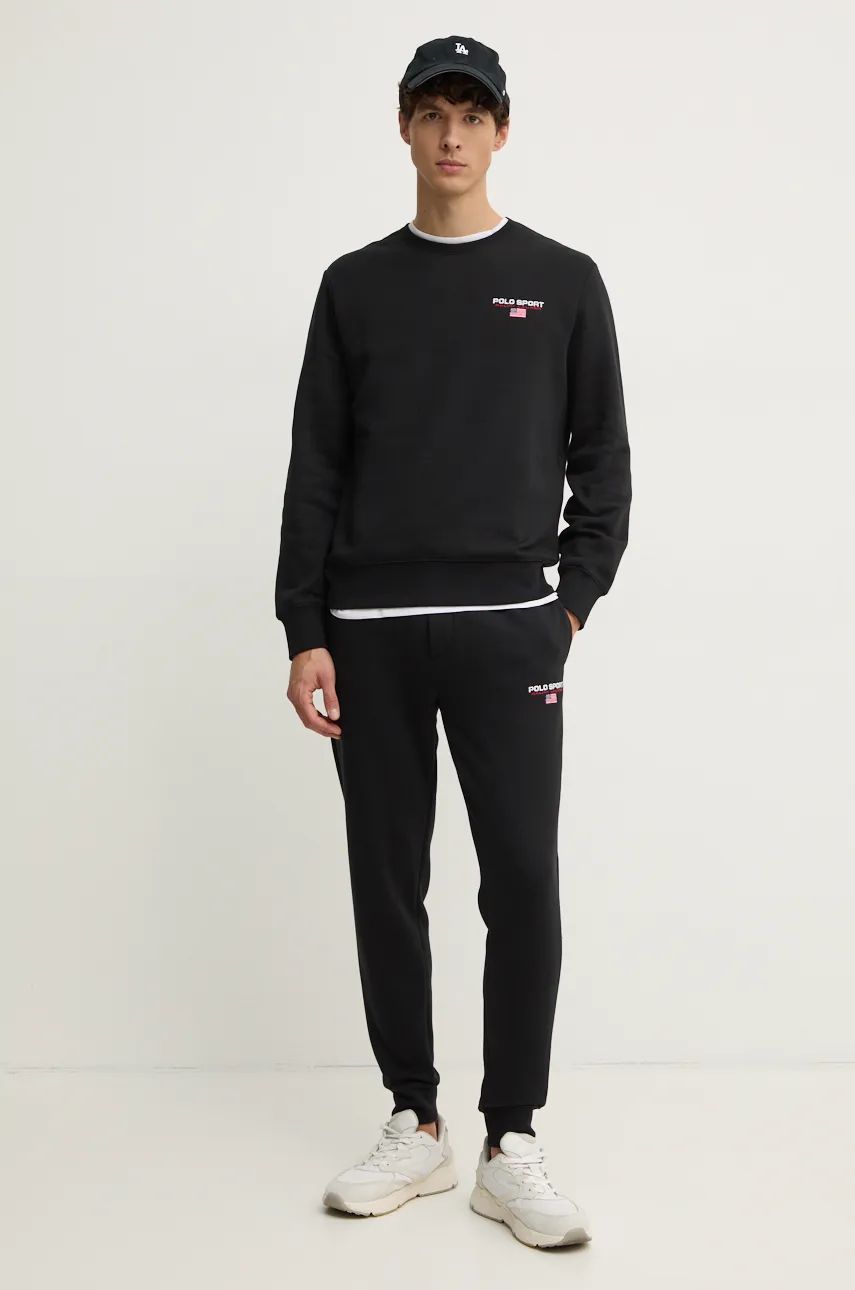 Tepláky Polo by Ralph Lauren Black Fleece Jogger Sweatpants Čierna | 710949930, 1