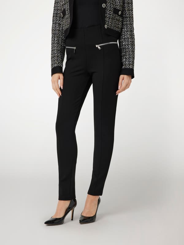 Nohavice GUESS High Rise Leggings Čierna | W4BB04KBJP2