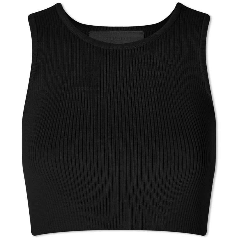 Crop Top Fear of God Essentials Sport Tank Top Čierna | 192BT235340FW