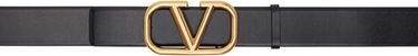 Opasok Valentino Valentino Garavani VLogo Signature Calfskin Belt Čierna | 6Y2T0Q87ECU, 0