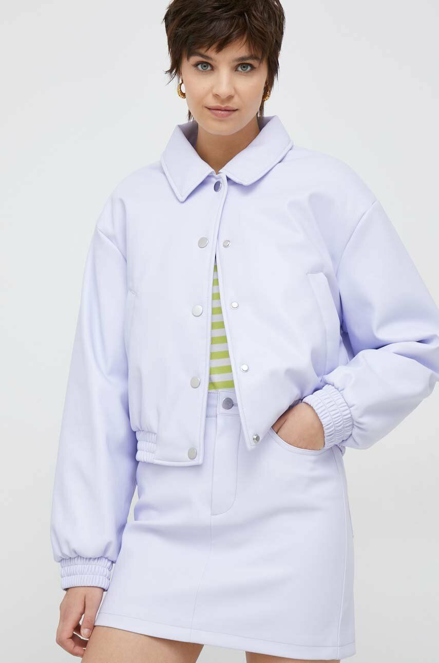 Bomber bunda United Colors of Benetton Bomber Jacket Fialová | 2NVBDN01X.2K1, 0