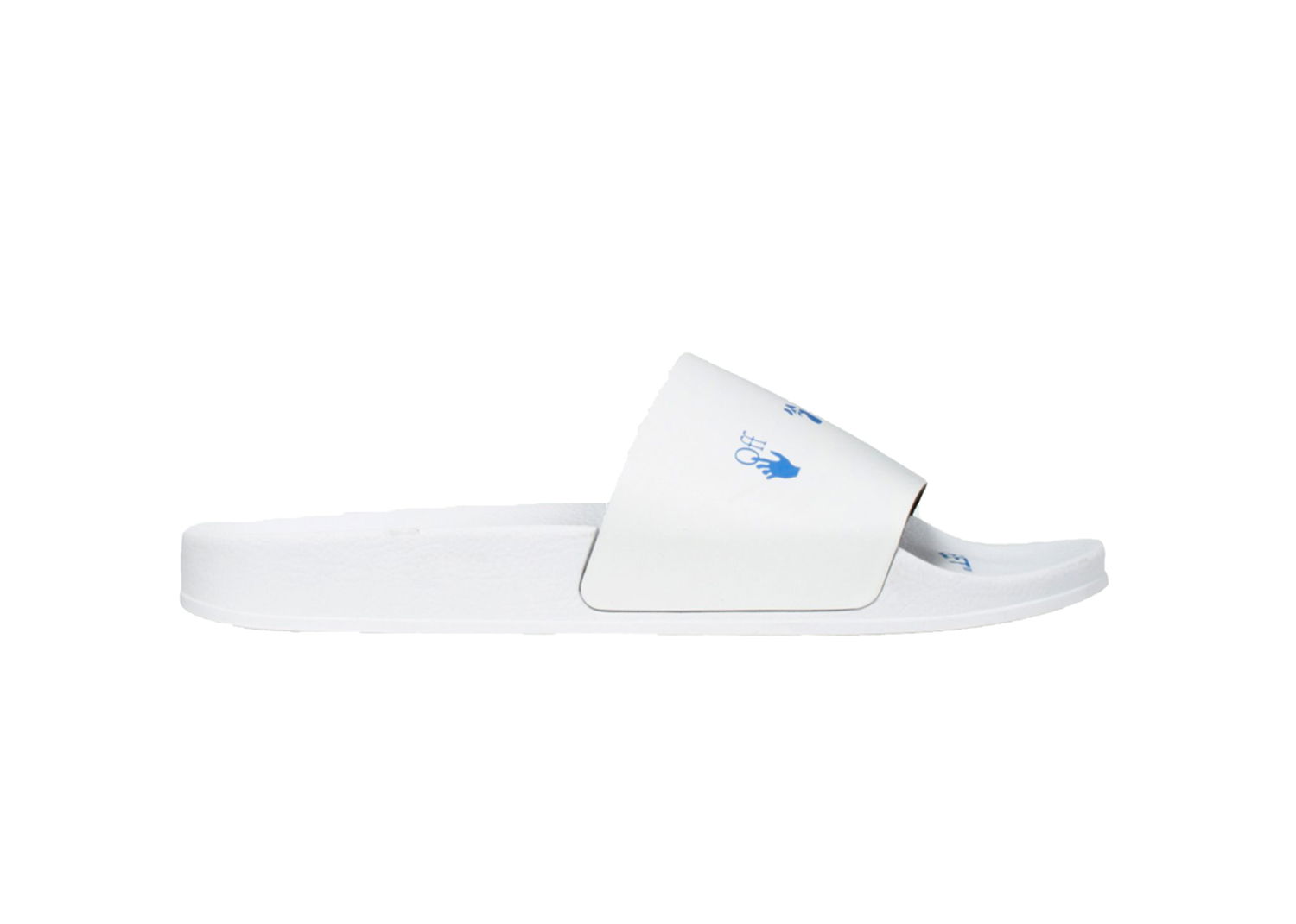 Tenisky a topánky Off-White Logo Sliders White "Blue" Modrá | OMIA088E20FAB0020145, 0