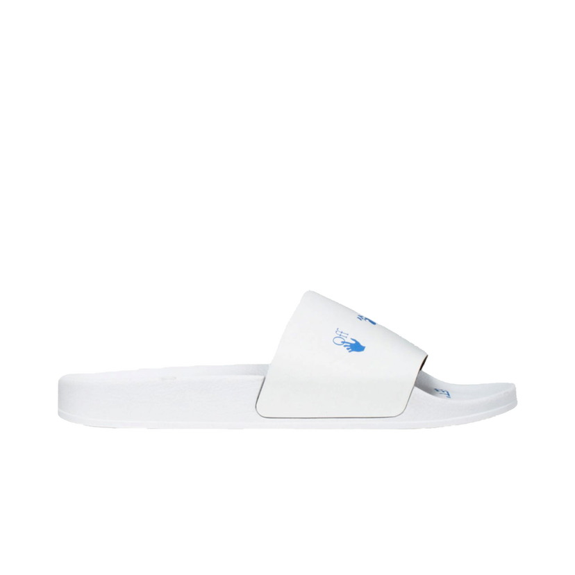Tenisky a topánky Off-White Logo Sliders White "Blue" Modrá | OMIA088E20FAB0020145