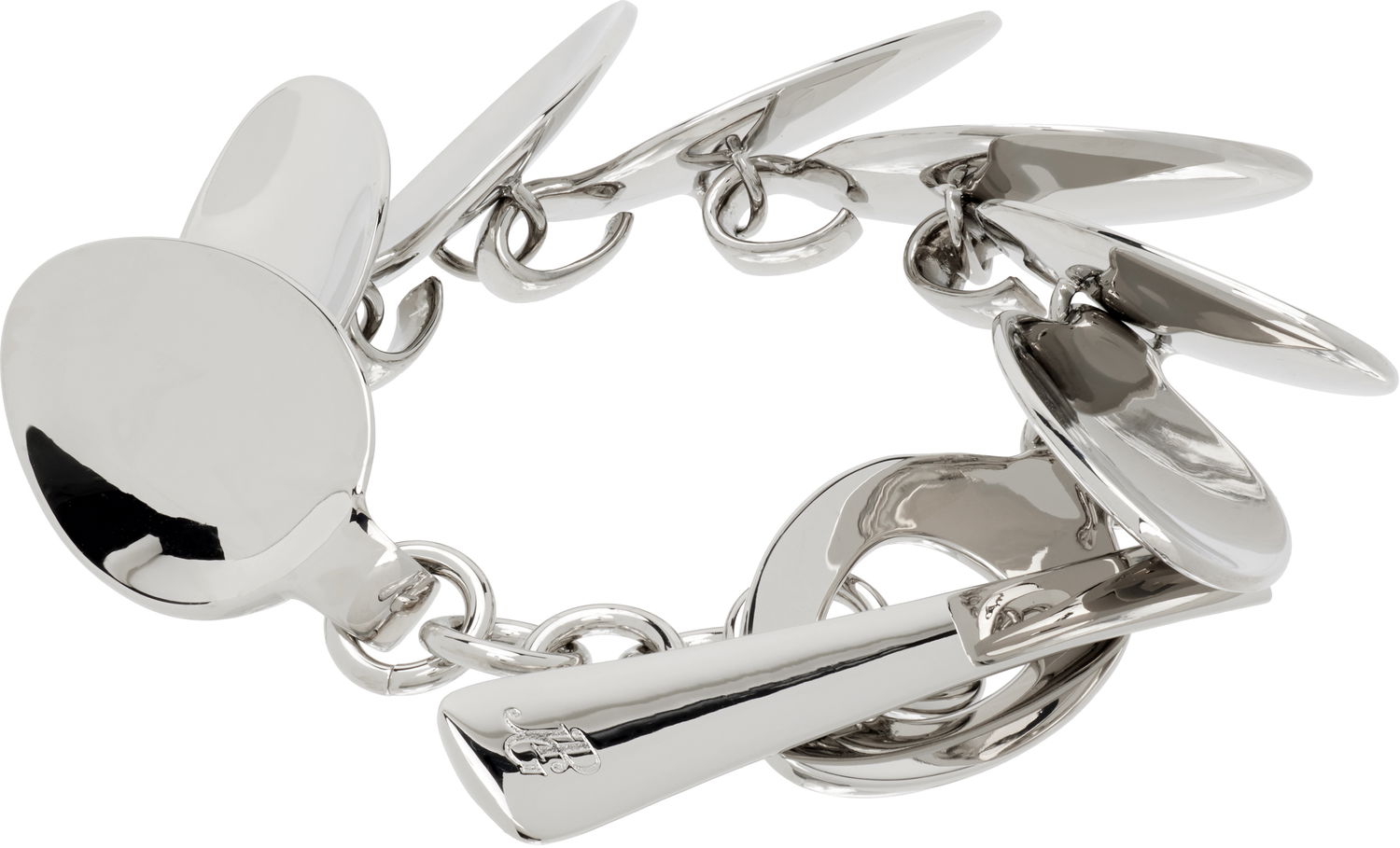 Náramok Jean Paul Gaultier Jean Paul Gaultier Silver-Tone Cutlery Bracelet Metalická | 25/03-W-JW020-X053-91, 1