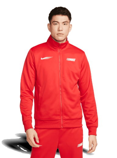 Bunda Nike Sportswear Standard Issue Jacket Červená | FN4902-657