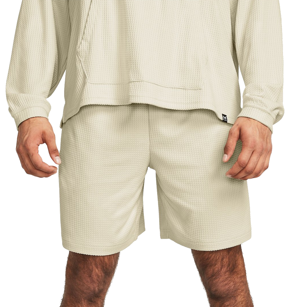 Šortky Under Armour Rival Waffle Shorts Biela | 1383107-273, 0
