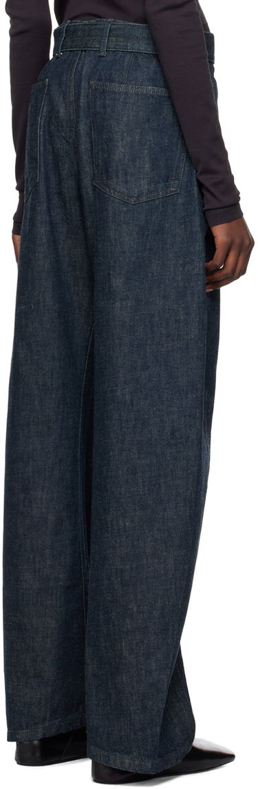 Džínsy LEMAIRE Twisted Belted Jeans Modrá | PA326 LD068, 2