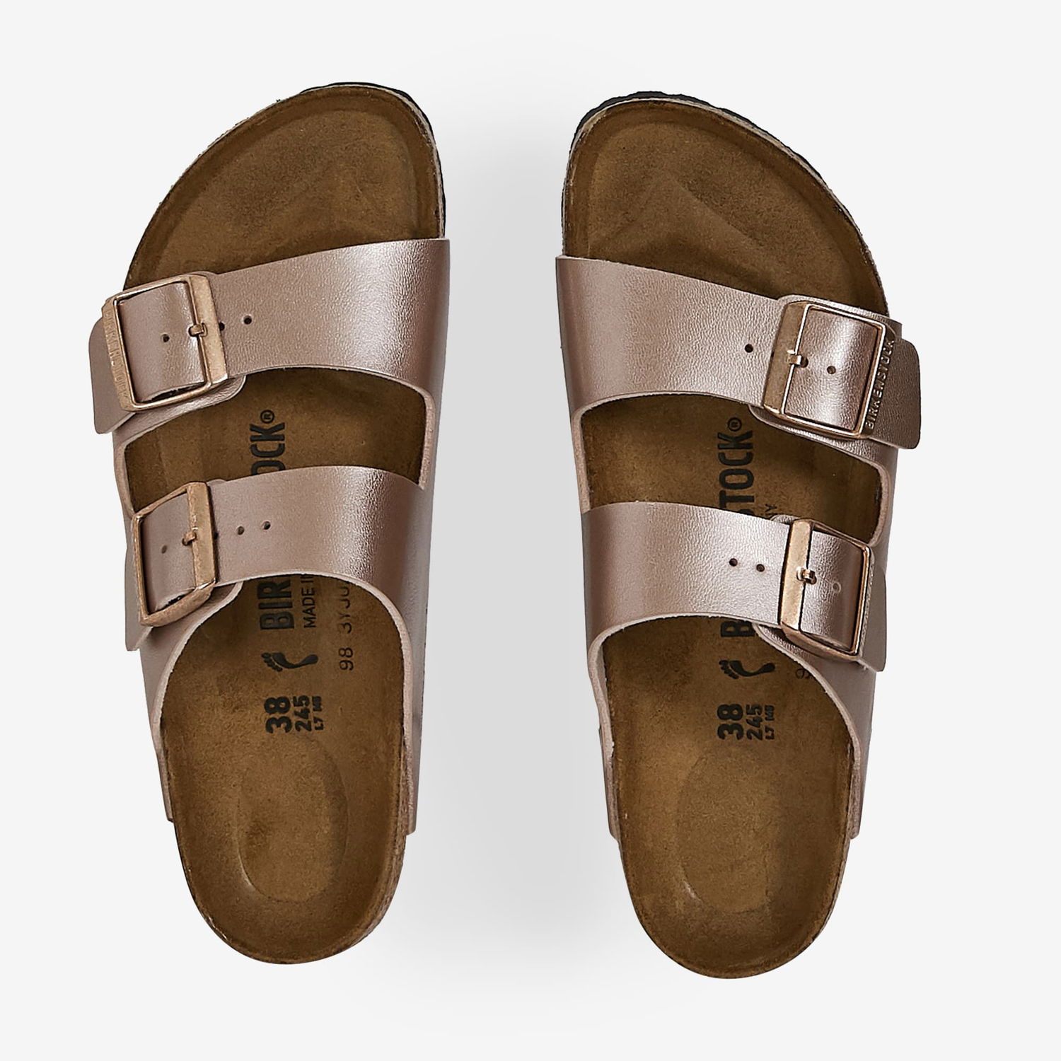 Tenisky a topánky Birkenstock Arizona Copper Rose Gold Metalická | 1023960, 1