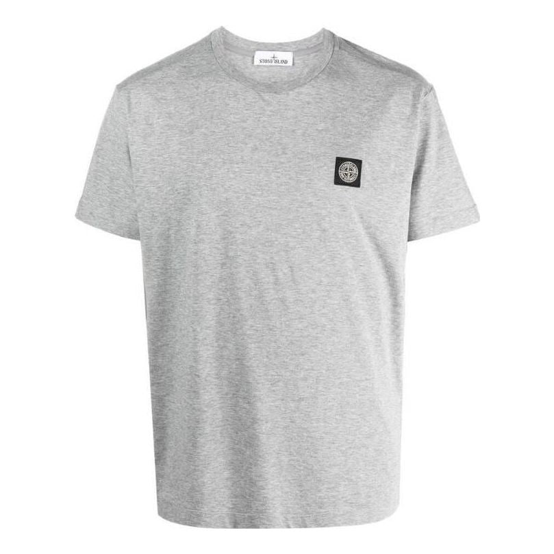 Tričko Stone Island Compass Patch Logo T-Shirt Šedá | 101524113-A0M64