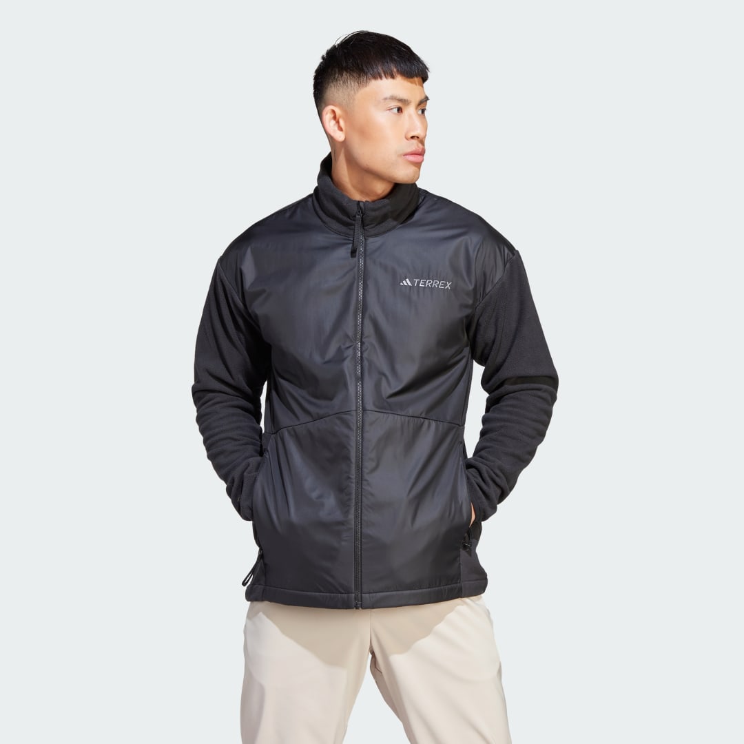 Bunda adidas Performance Terrex Multi Wind Fleece Jacket Čierna | IJ0543, 0