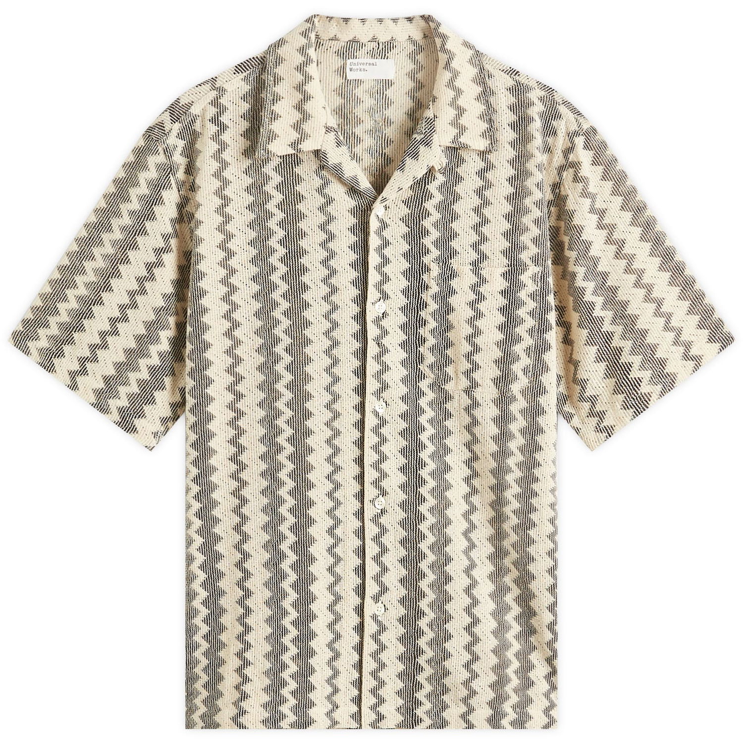 Košeľa Universal Works Universal Works Lattice Road Shirt, Size Large Béžová | P32065-CHC, 1