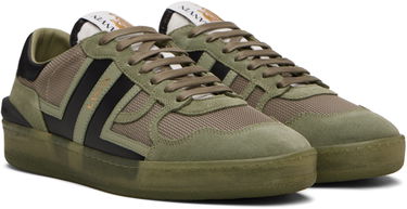Tenisky a topánky LANVIN Khaki Clay Mesh Sneakers Zelené | FU-SKDK00-TONA-P25, 3