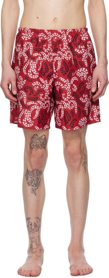 Boxerky LANVIN Lanvin Printed Swim Shorts Červená | RM-SW0003-S003-P25, 0