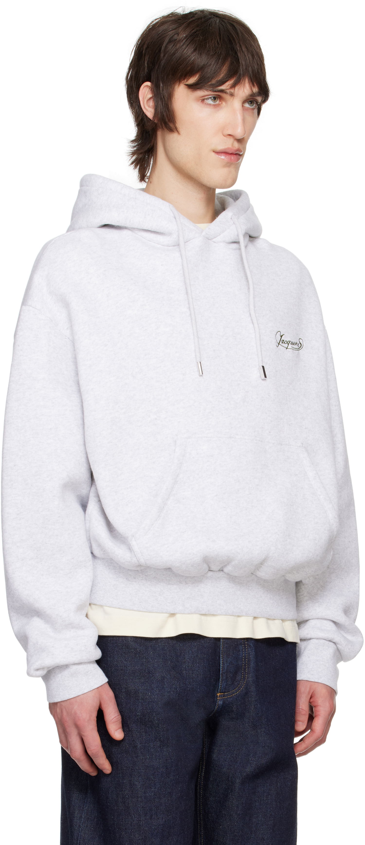 Mikina Jacquemus Jacquemus 'The Corto' Hoodie Šedá | 25E255JS307-2465, 1