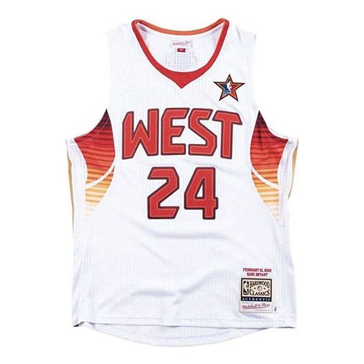 Dres Mitchell & Ness Mitchell & Ness NBA All-Star 2009 West Kobe Bryant Authentic Jersey Biela | AJY4EL18004-ASWWHIT09KBR