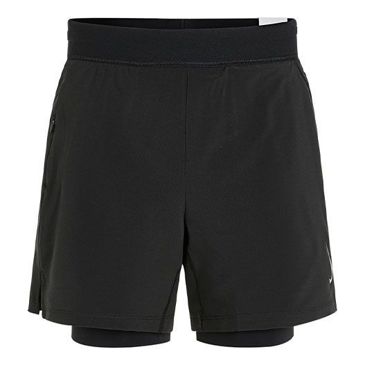 Šortky Nike Nike Yoga 2-in-1 Woven Training Shorts Čierna | DC5321-010
