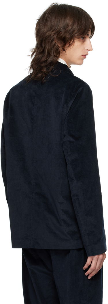Bunda Paul Smith Paul Smith Spread Collar Corduroy Blazer Navy | M1R-017X-N02065-47, 2