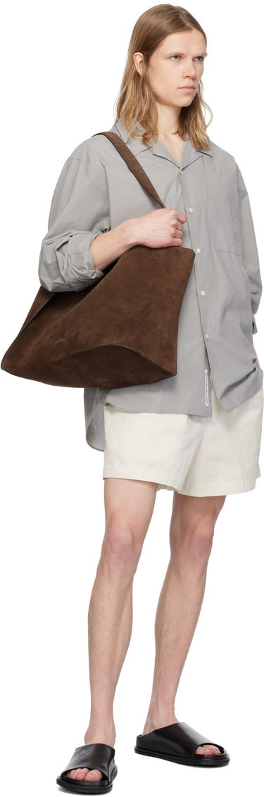 Šortky Studio Nicholson Studio Nicholson Elio Relaxed Fit Shorts Biela | ELIO SNM - 1275, 3