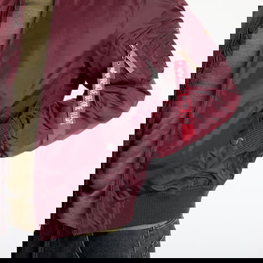 Bunda Alpha Industries Inc. MA-1 TT Two Tone Dark Maroon Vínová | 191103-419, 2