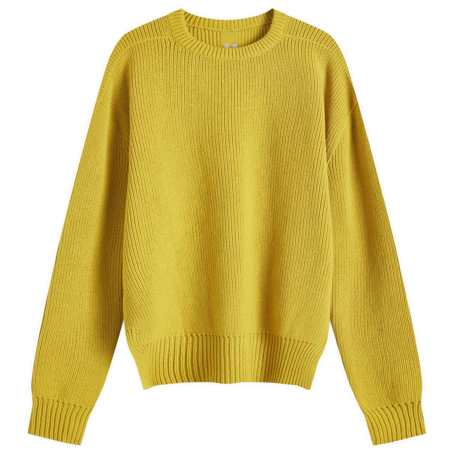Sveter Rick Owens Fisherman Knit Round Neck Žltá | RU02D6649-12, 0