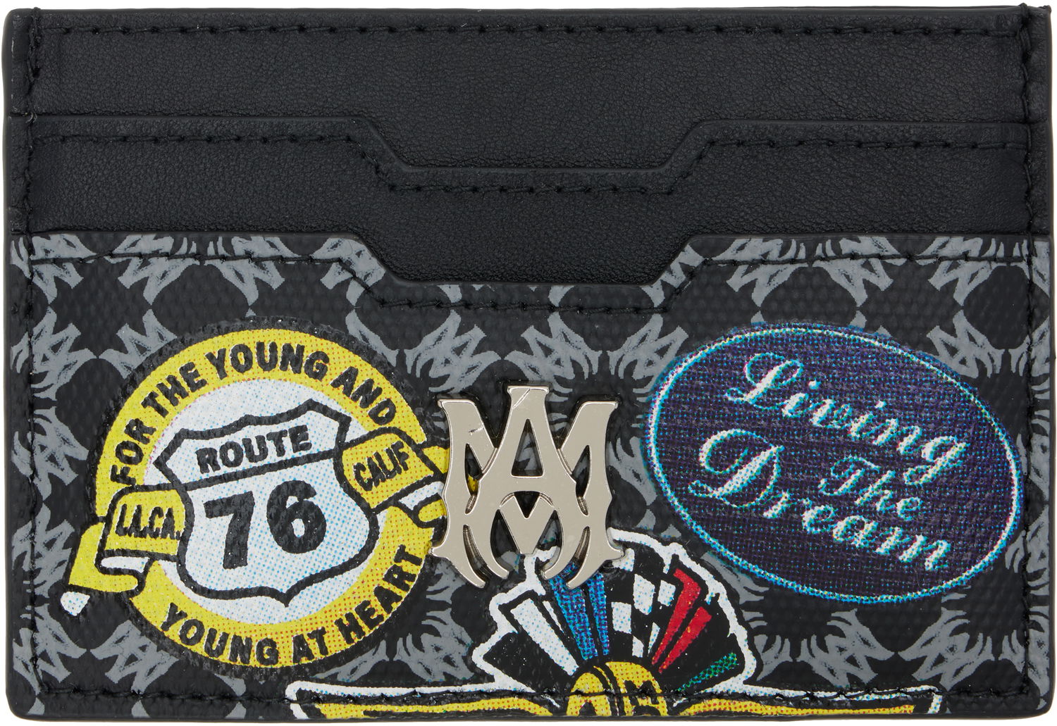 Peňaženka AMIRI Amiri MA Station Patch Card Holder Čierna | AMACCO1027, 0