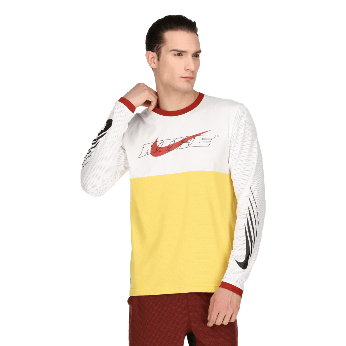 Tričko Nike Long Sleeve Top Žltá | CZ2257-761, 0
