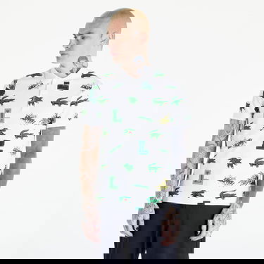 Polo tričko Lacoste Holiday Crocodile Print Polo Shirt Biela | PH1464 SBH, 0