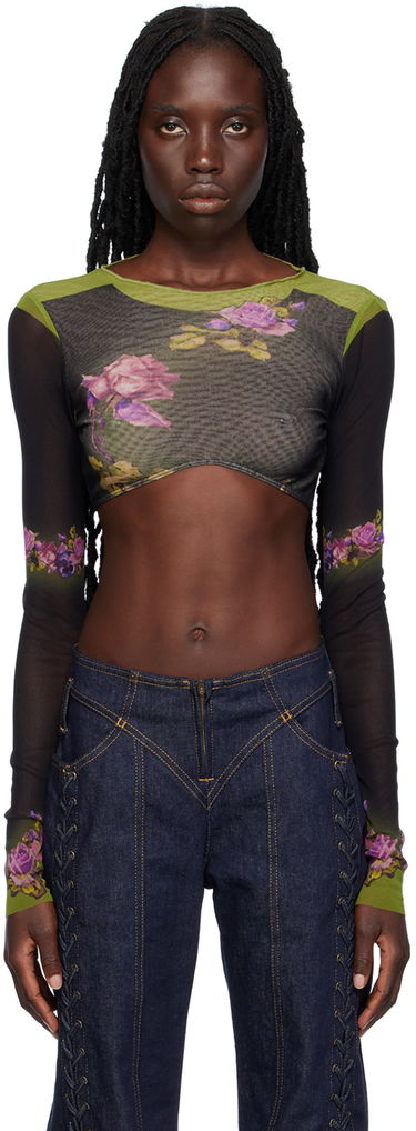 Crop Top Jean Paul Gaultier Gaultier 'The Fleurs Petit Grand' Crop Top Rôznofarebný | 23/12-F-TO080-T525-4000, 0