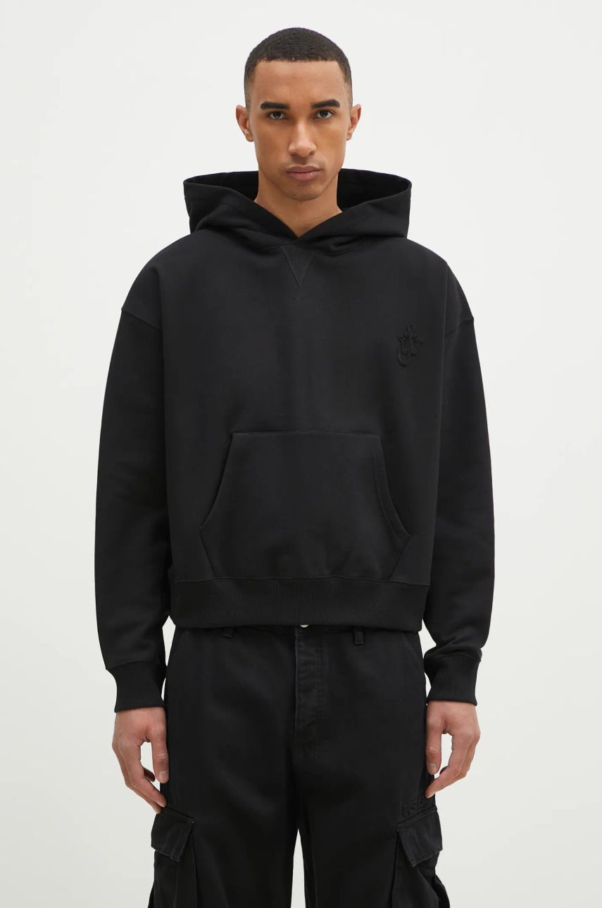 Mikina JW Anderson JW Anderson Anchor Logo Hoodie Čierna | JW0183.PG1631.999, 0