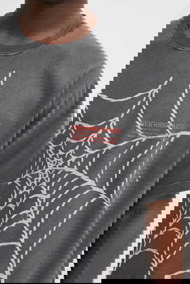 Tričko Neighborhood NEIGHBORHOOD Spiderweb Graphic Tee Šedá | 251PCNH.ST07, 3