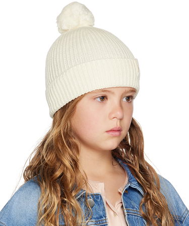 Kulicha Golden Goose Golden Goose Kids Pom Pom Beanie Biela | GKP01294.P000936.20103, 1