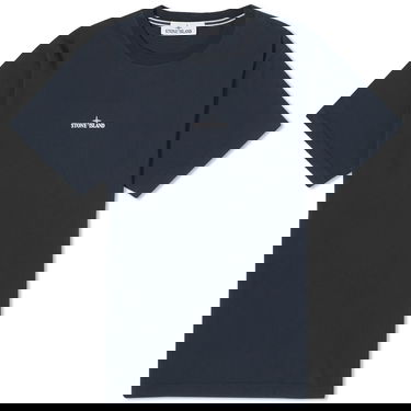 Tričko Stone Island Stamp Centre Logo T-Shirt Navy | 79152NS82-V0020, 0