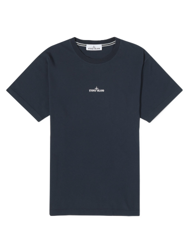 Tričko Stone Island Stamp Centre Logo T-Shirt Navy | 79152NS82-V0020