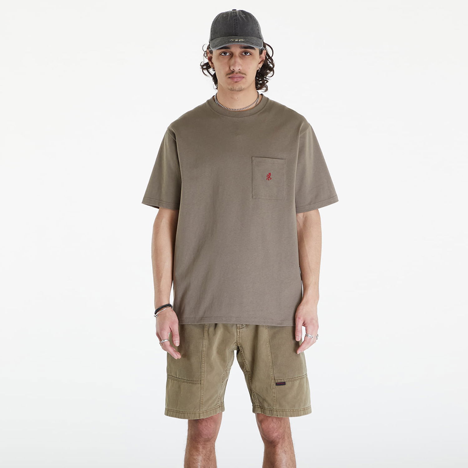 Tričko GRAMICCI Classic One Point Tee Zelené | G304-OGJ COYOTE, 0