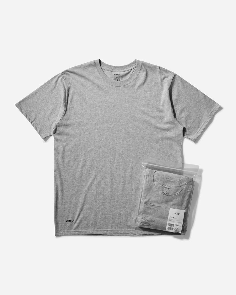 Tričko WTAPS Skivvies 3-Pack T-Shirt Šedá | 242MYDT-UWM01 002