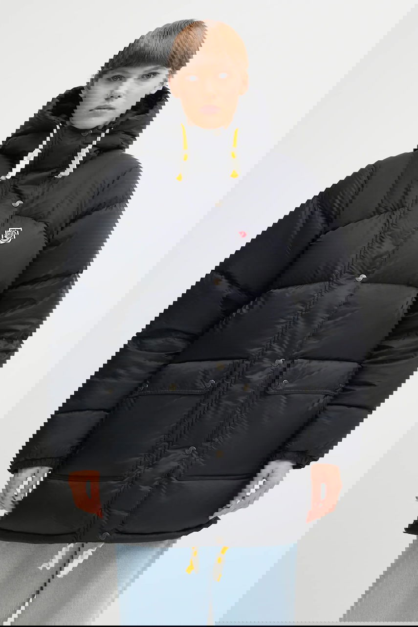Prešívaná bunda FJÄLLRÄVEN Expedition Winter Puffer Jacket Čierna | F89029, 0