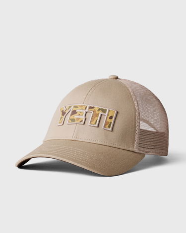 Šiltovka YETI Camo Logo Badge Low Pro Trucker Hat Béžová | 888830197783, 0
