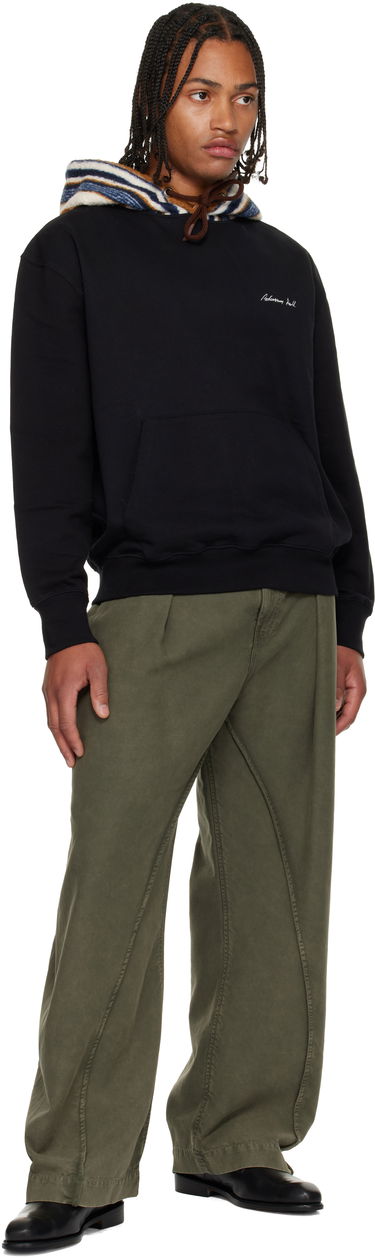 Mikina Andersson Bell Logo Embroidery Hoodie Čierna | atb1379u, 3