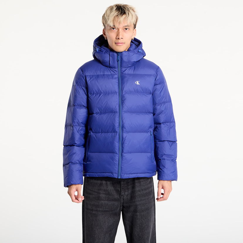 Prešívaná bunda CALVIN KLEIN Calvin Klein Jeans Ls Nylon Zip Off Hooded Jacket Modrá | LV04RC518G IZ4