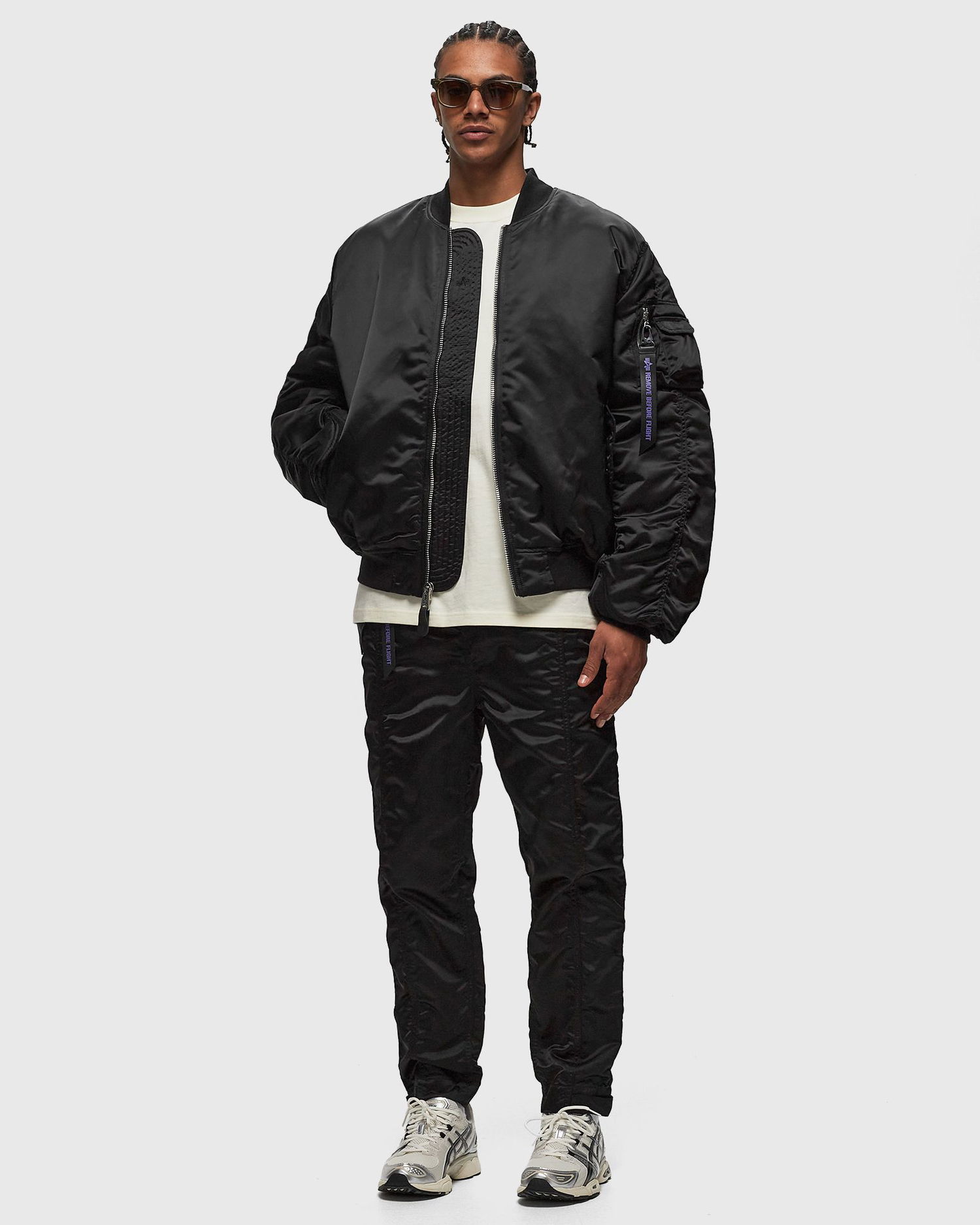 Cargo nohavice Alpha Industries Casual Nylon UV Pants Čierna | 146201UV-BLACK, 1